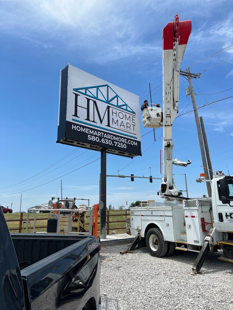 Home Mart Ardmore Commercial Sign