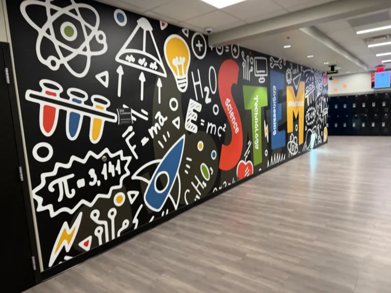 STEM Wall Wrap at Marietta Middle School: Inspiring the Next Generation of Innovators