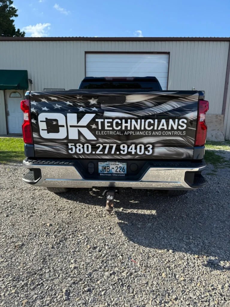 Project Spotlight: OK Technicians Vehicle Graphics